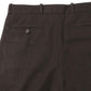 Wool Flannel Wide Trousers