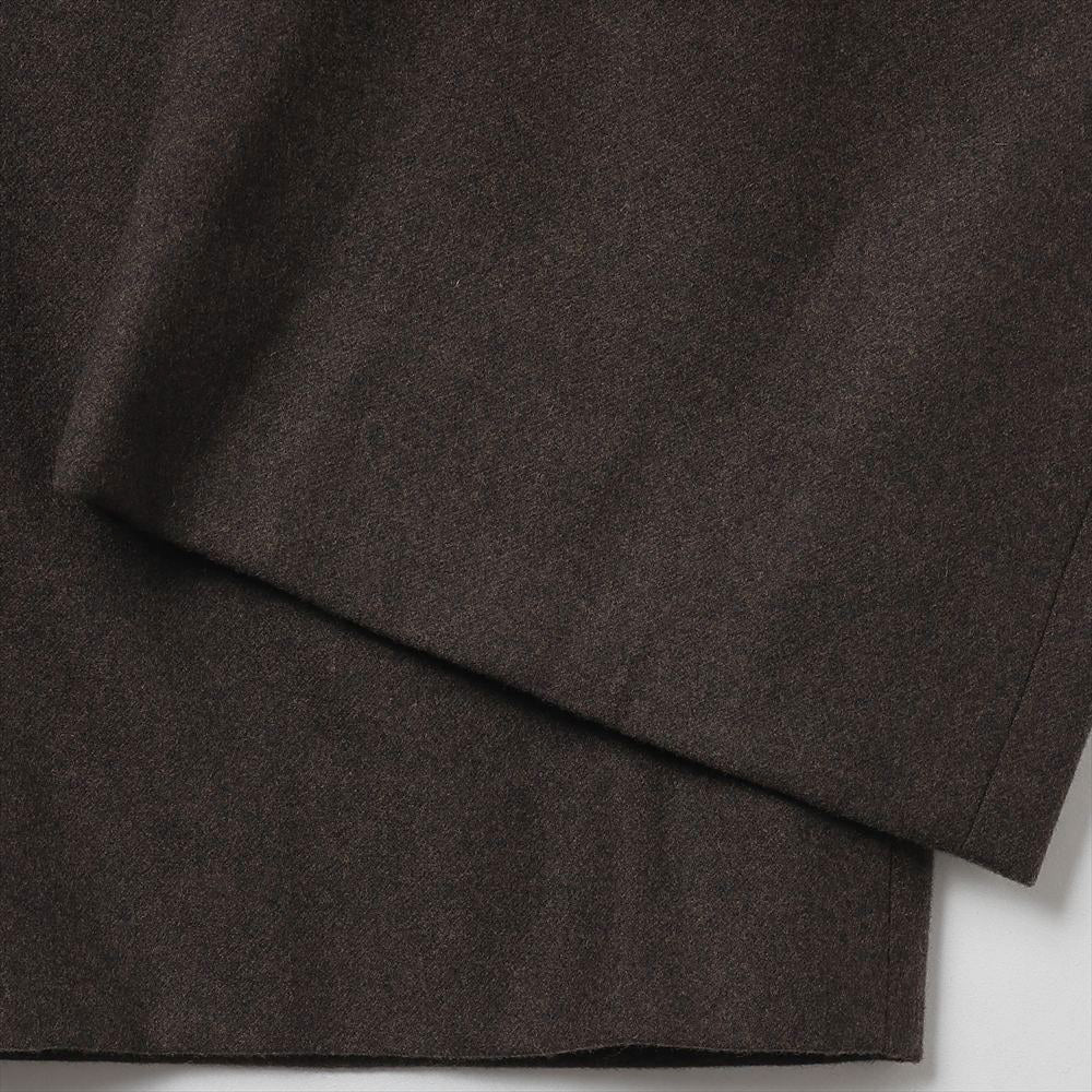 Wool Flannel Wide Trousers