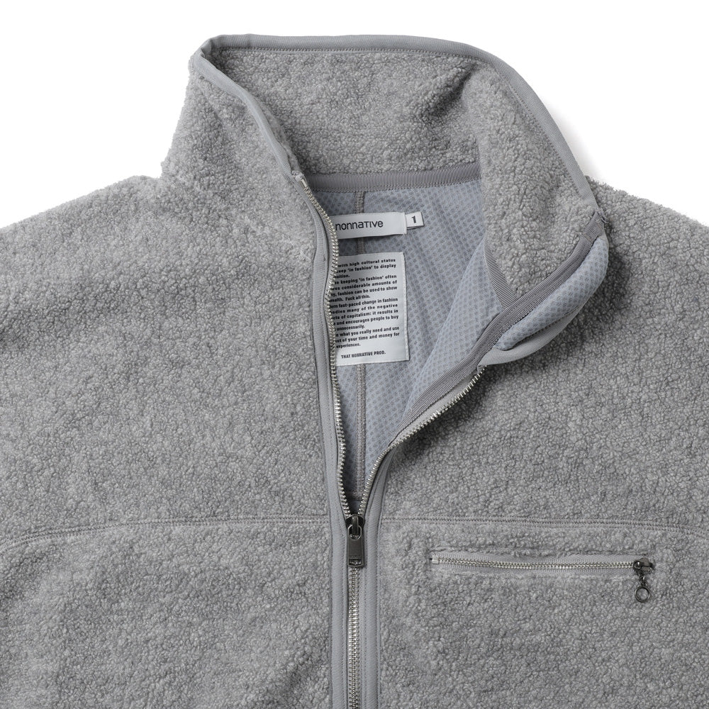HIKER FULL ZIP BLOUSON WOOL POLY NYLON PILE 10/17 prior