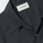 ITALIAN OPEN COLLAR S/S SHIRT ORGANIC WOOL 2/80 TROPICAL