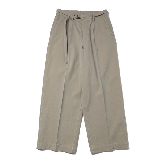 Hard Twist Gabardine Belted Trousers