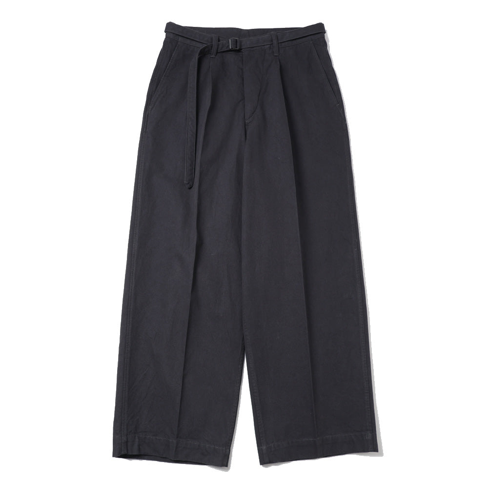 blurhms) Hard Twist Gabardine Belted Trousers (BHS26S023