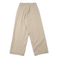 Cotton Drill Wide Pants