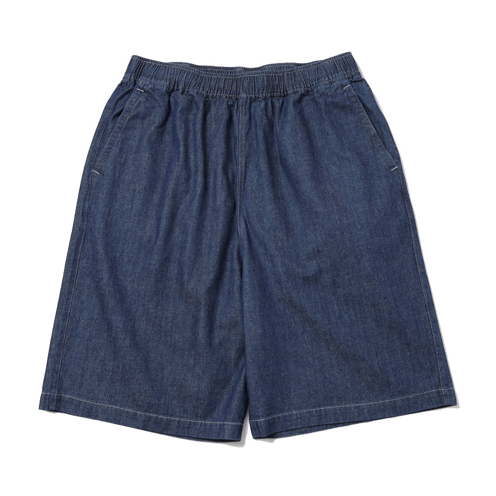 LIGHT DENIM EASY SHORTS