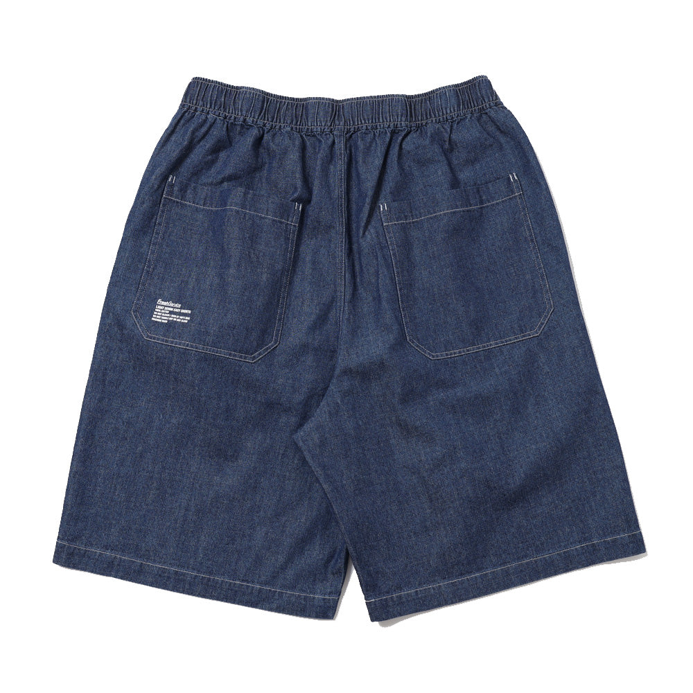 LIGHT DENIM EASY SHORTS