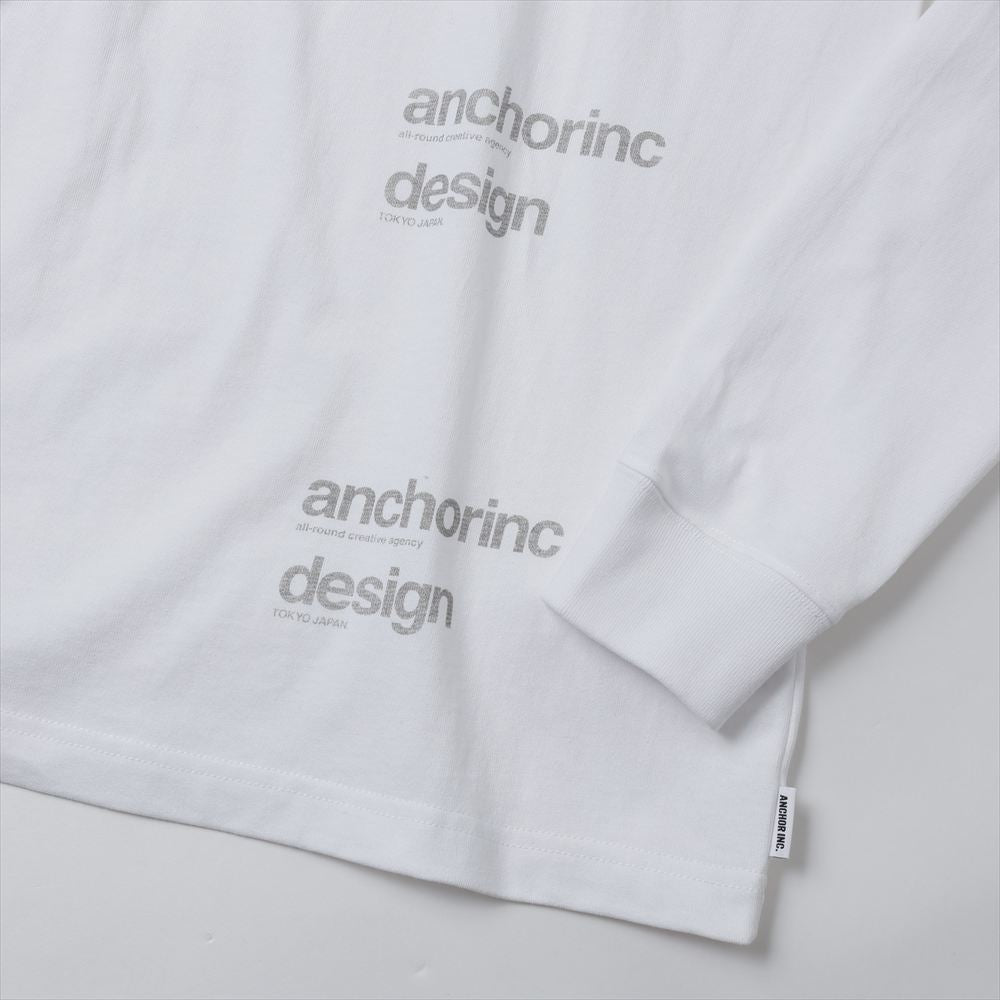 REPEATED FABRIC LOGO L/S TEE