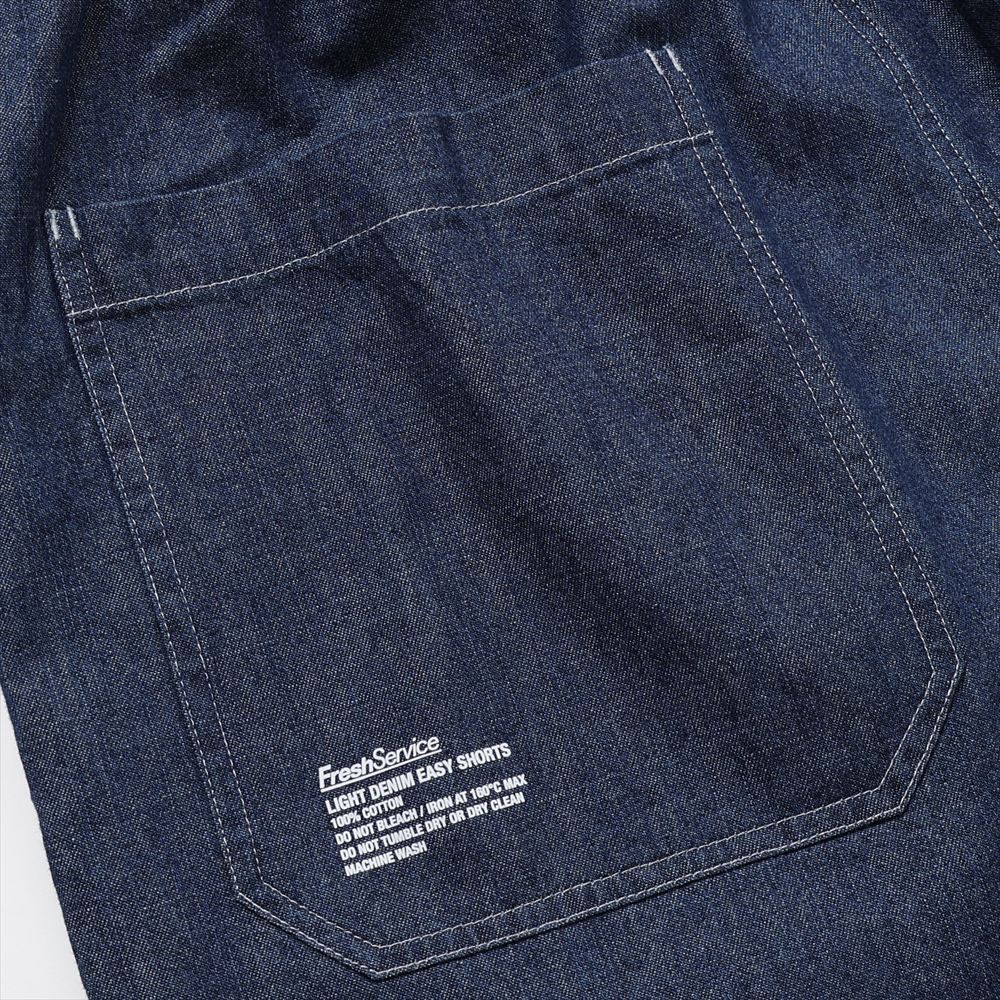 LIGHT DENIM EASY SHORTS