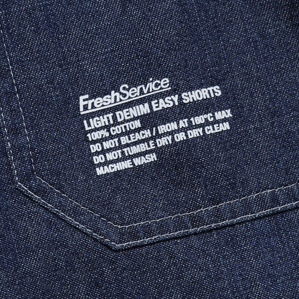 LIGHT DENIM EASY SHORTS