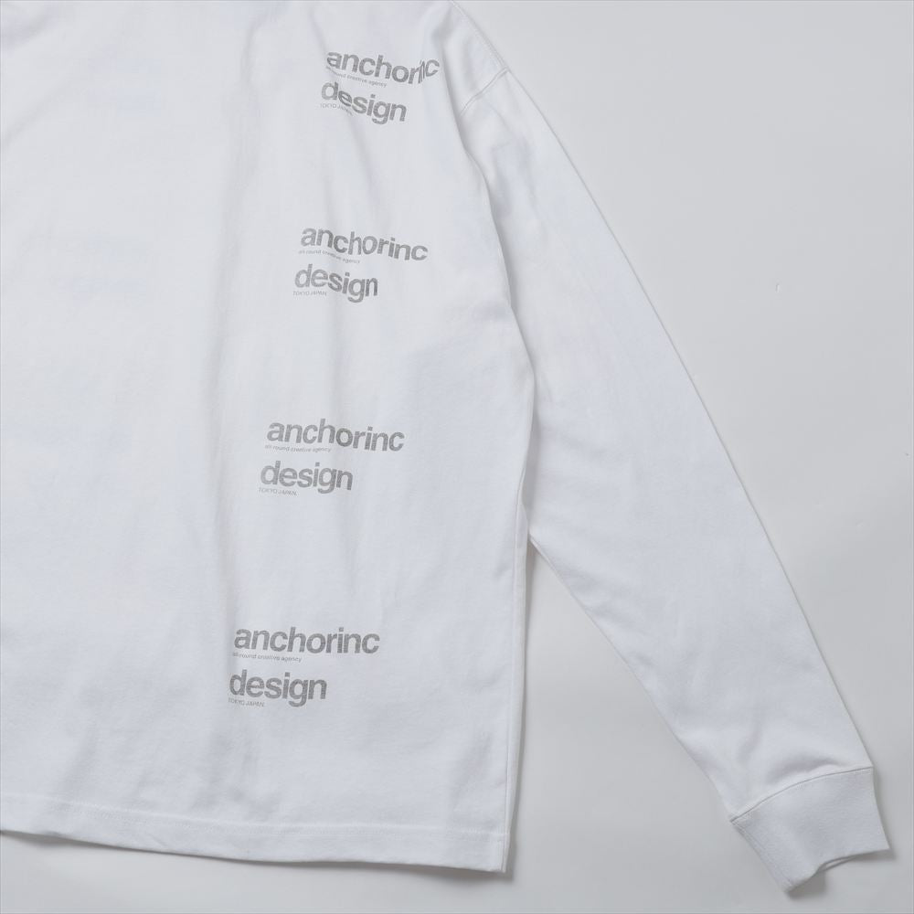 REPEATED FABRIC LOGO L/S TEE