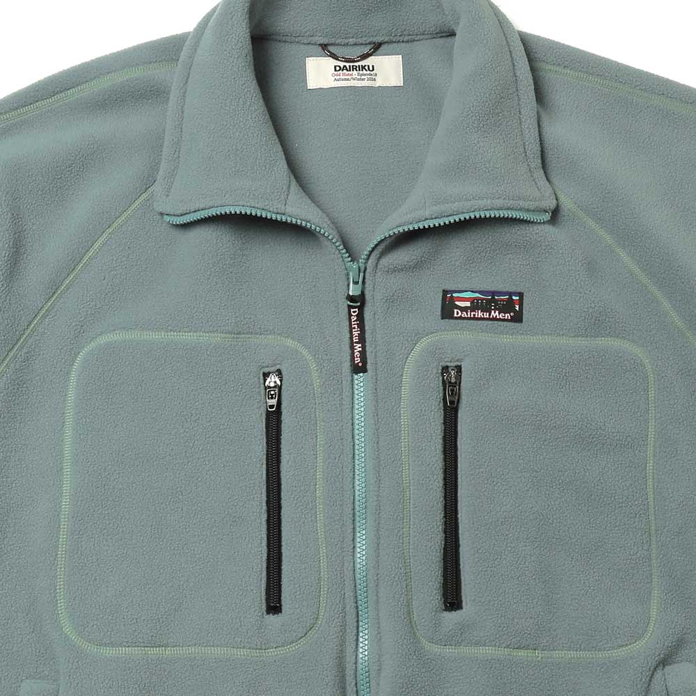 DAIRIKU(ダイリク)Big Sleeve Zip UP Fleece Jacket (DA-26AW-J11