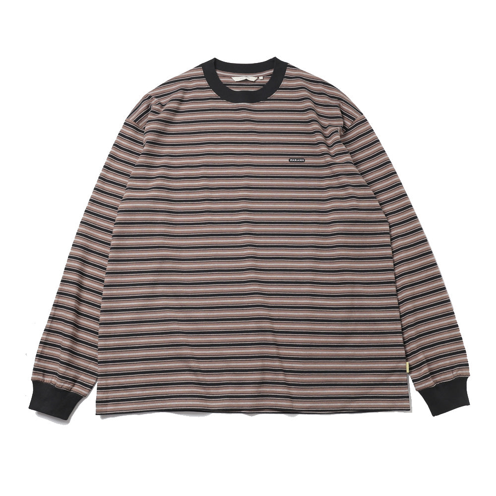 Multi Striped Crewneck L/S Tee