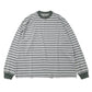 Multi Striped Crewneck L/S Tee
