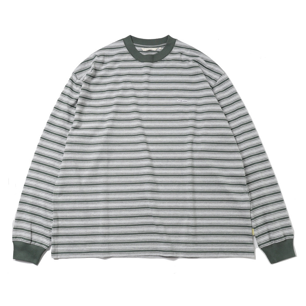 Multi Striped Crewneck L/S Tee