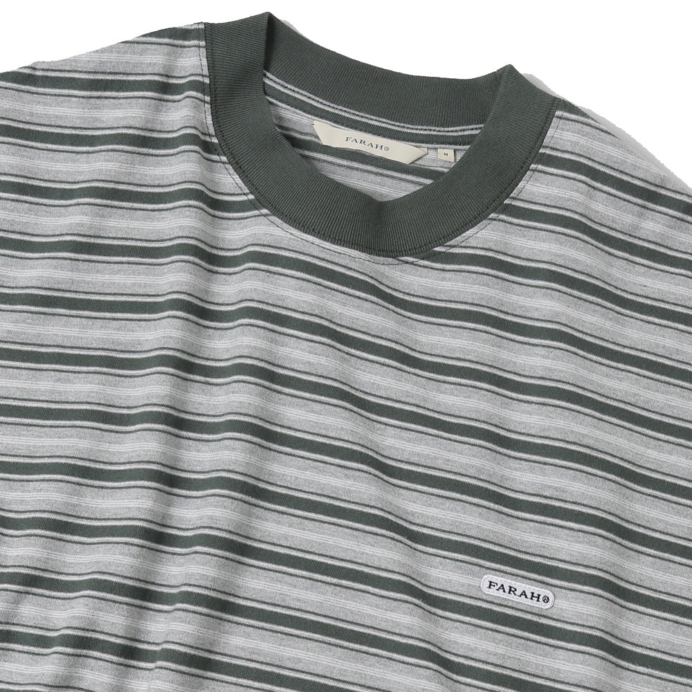 Multi Striped Crewneck L/S Tee
