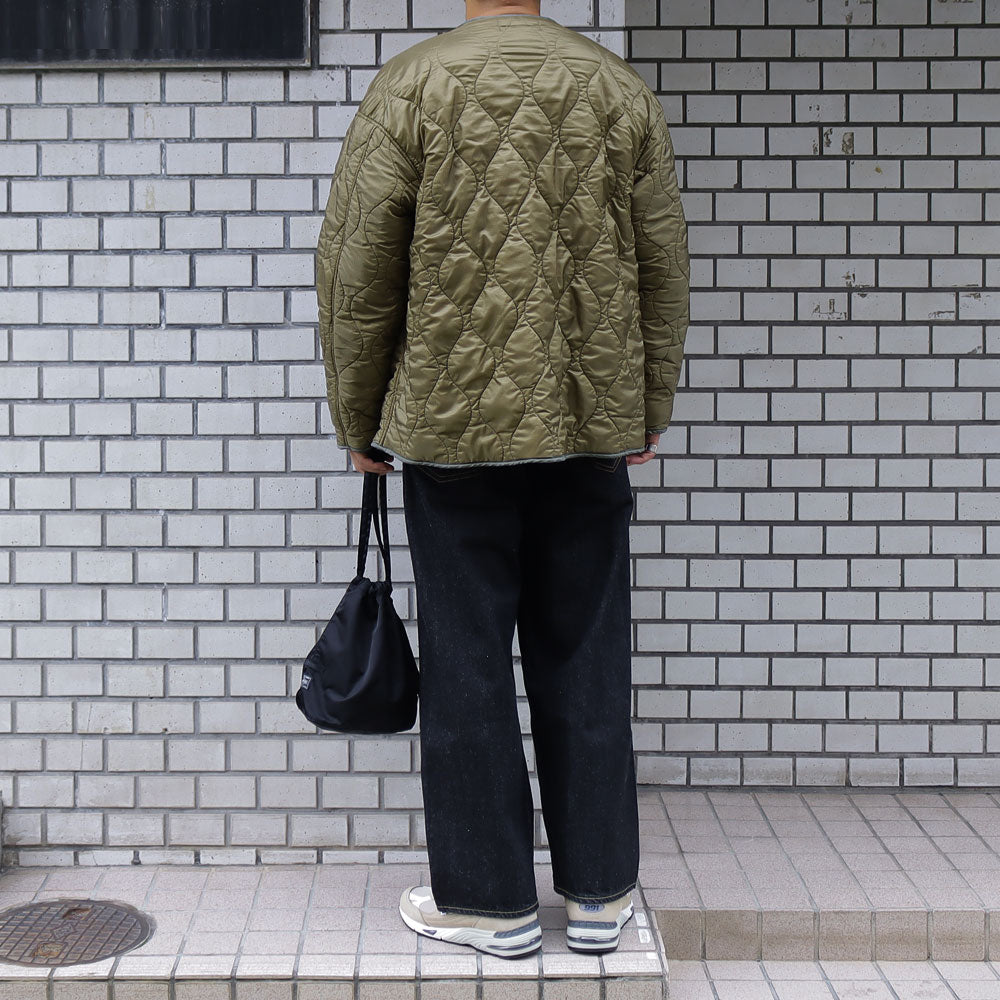 Nylon ripstop fleece quilted jacket