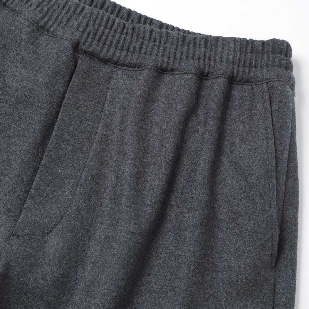 Wool Smooth Flannel Easy Wide Pants