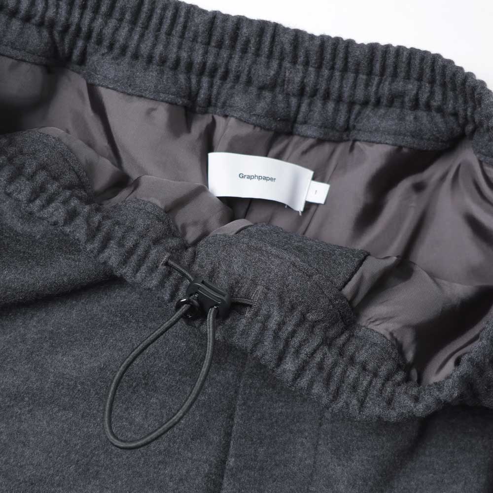 Wool Smooth Flannel Easy Wide Pants