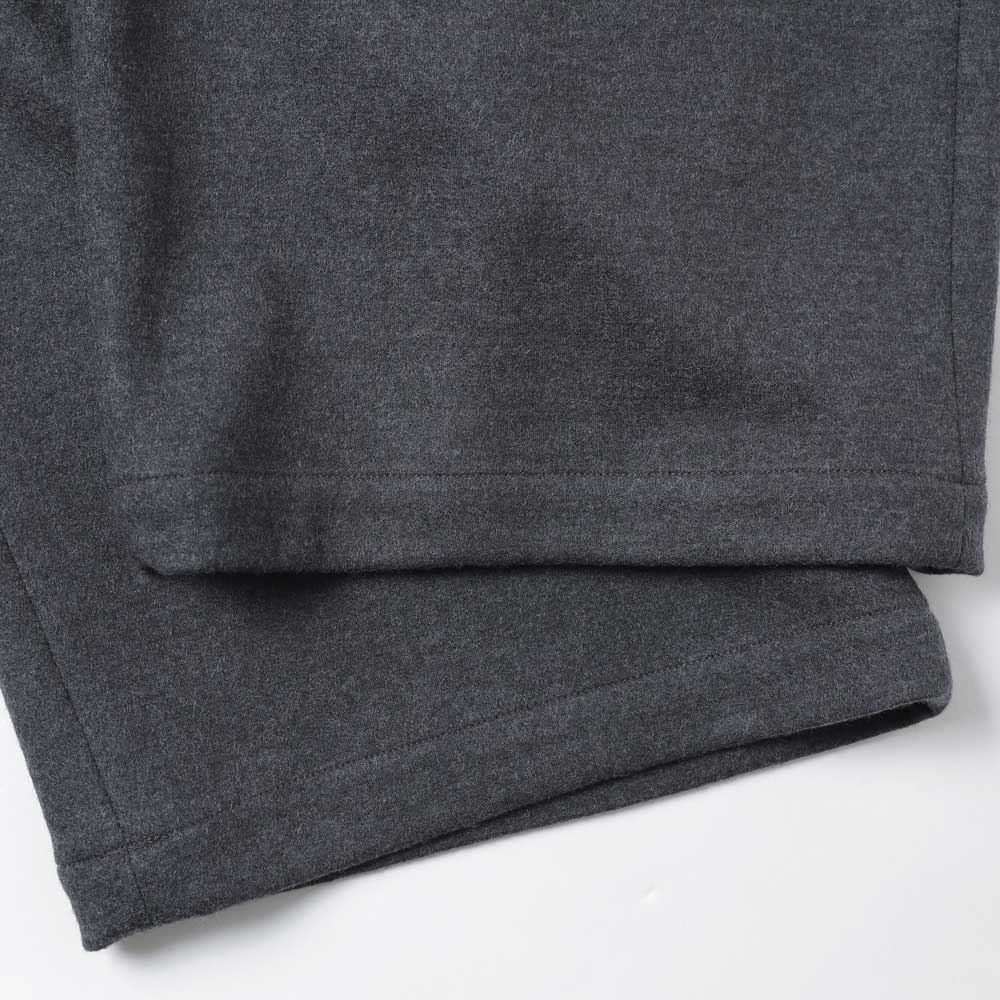 Wool Smooth Flannel Easy Wide Pants