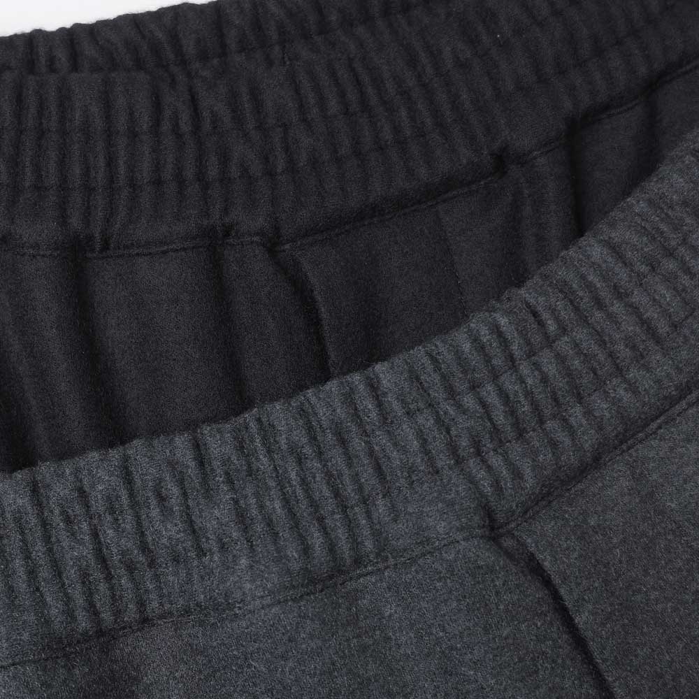 Wool Smooth Flannel Easy Wide Pants