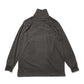 Wool Border Turtleneck(BLACK×BROWN)