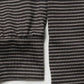 Wool Border Turtleneck(BLACK×BROWN)
