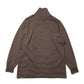 Wool Border Turtleneck(D.BROWN×BROWN)