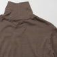 Wool Border Turtleneck(D.BROWN×BROWN)