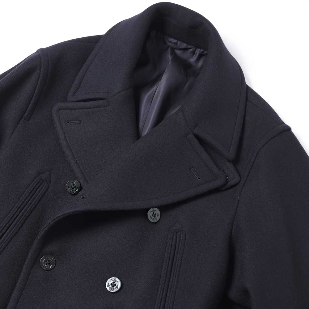 blurhmsROOTSTOCK)Wool Melton 10B Pea Coat (bROOTS24F2F25