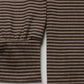 Wool Border Turtleneck(D.BROWN×BROWN)