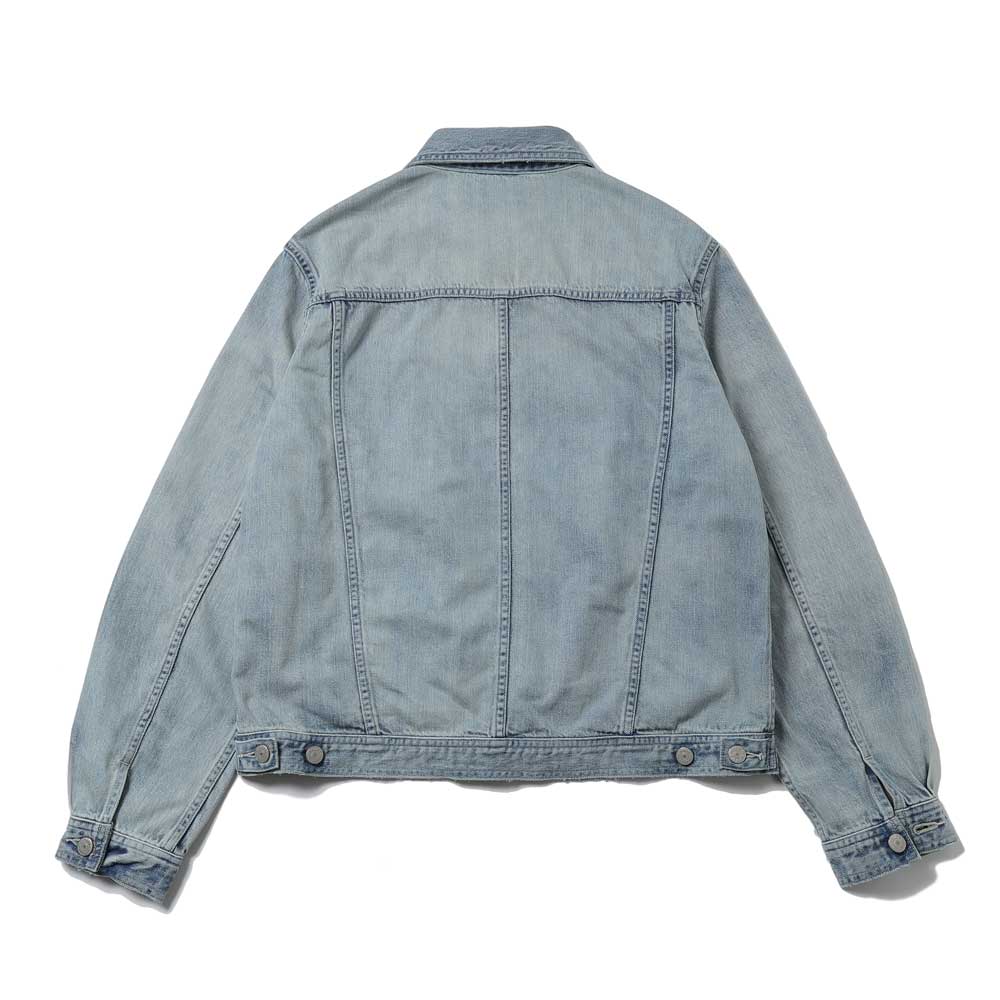 AURALEE) FADED SELVEDGE LIGHT DENIM BLOUSON (A26SB01DE) | AURALEE AURALEE) FADED SELVEDGE LIGHT DENIM BLOUSON (A26SB01DE) | AURALEE