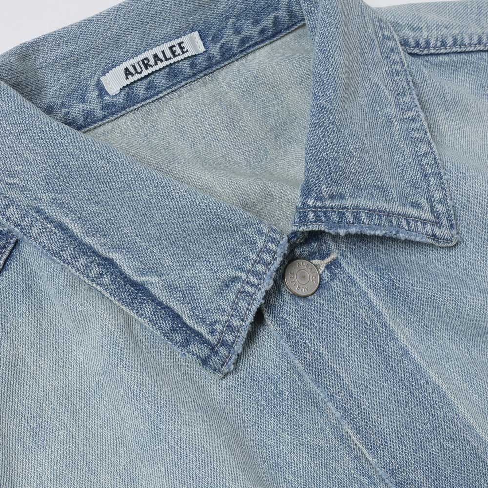 FADED SELVEDGE LIGHT DENIM BLOUSON