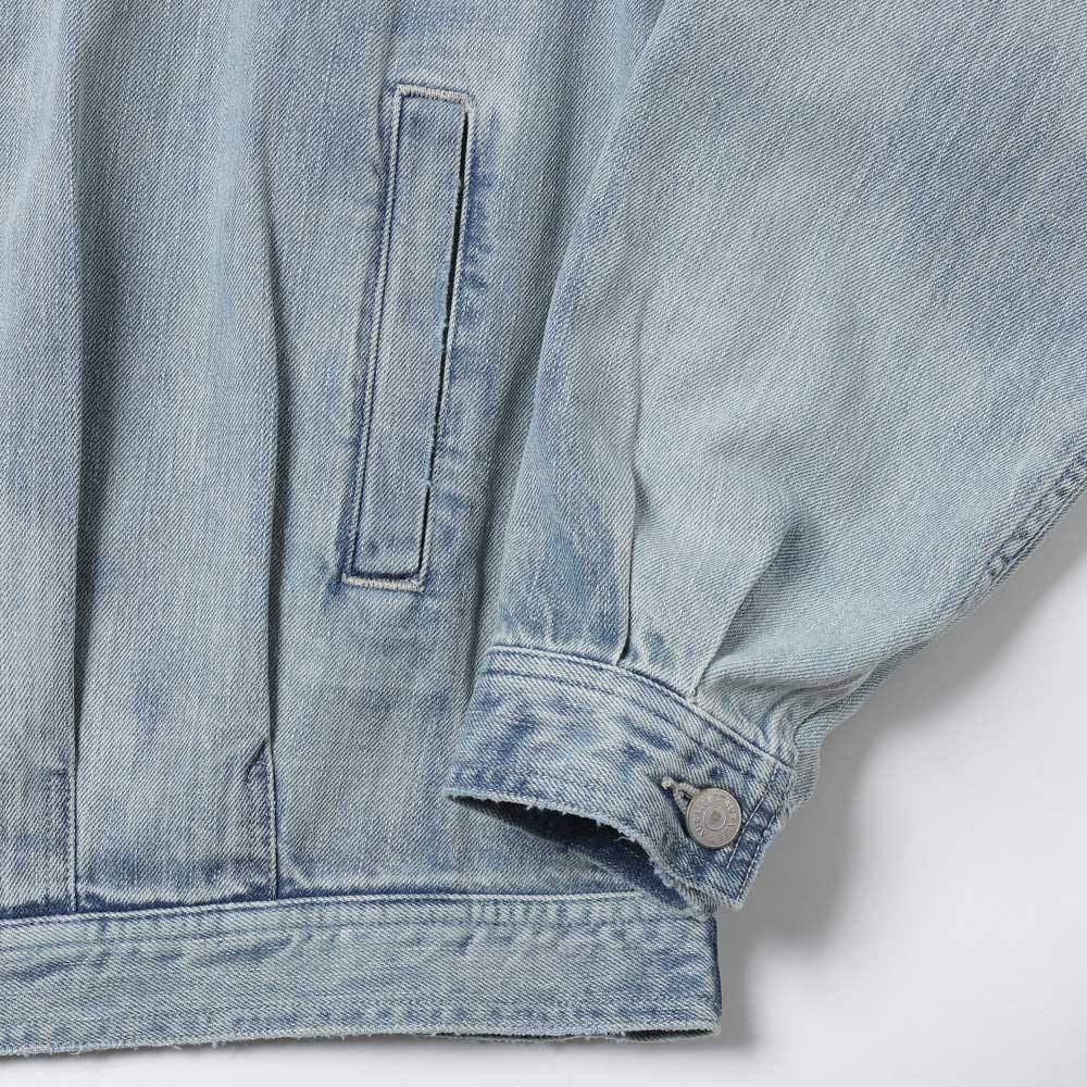 FADED SELVEDGE LIGHT DENIM BLOUSON