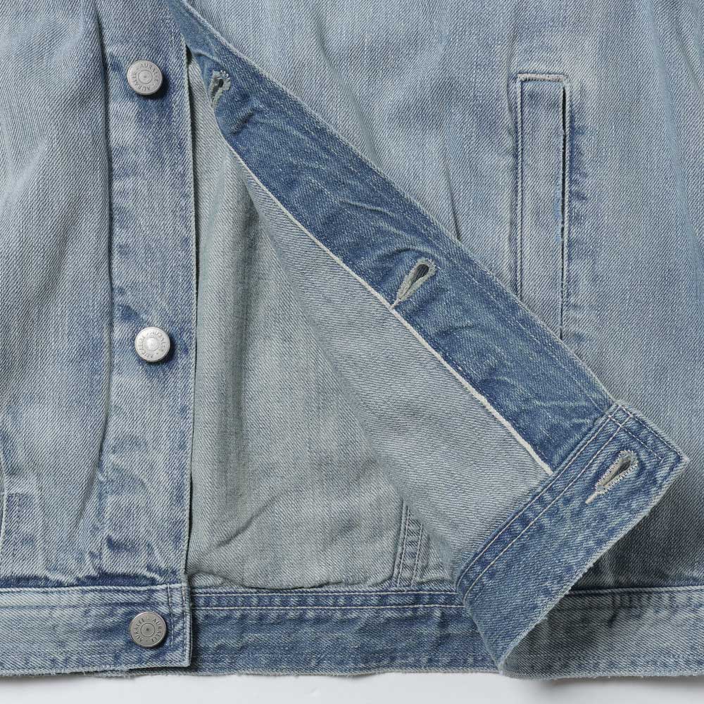 FADED SELVEDGE LIGHT DENIM BLOUSON