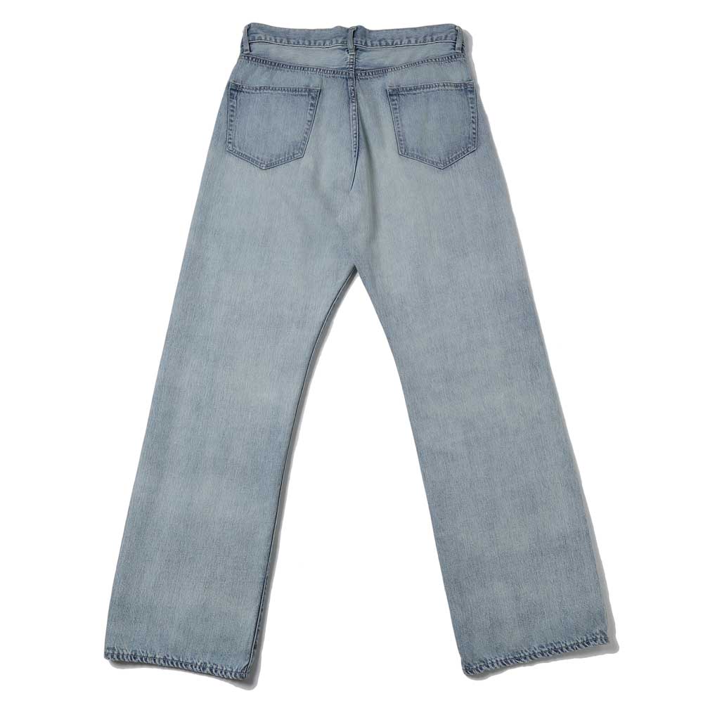 AURALEE) FADED SELVEDGE LIGHT DENIM PANTS (A26SP02DE) | AURALEE