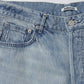 FADED SELVEDGE LIGHT DENIM WIDE PANTS