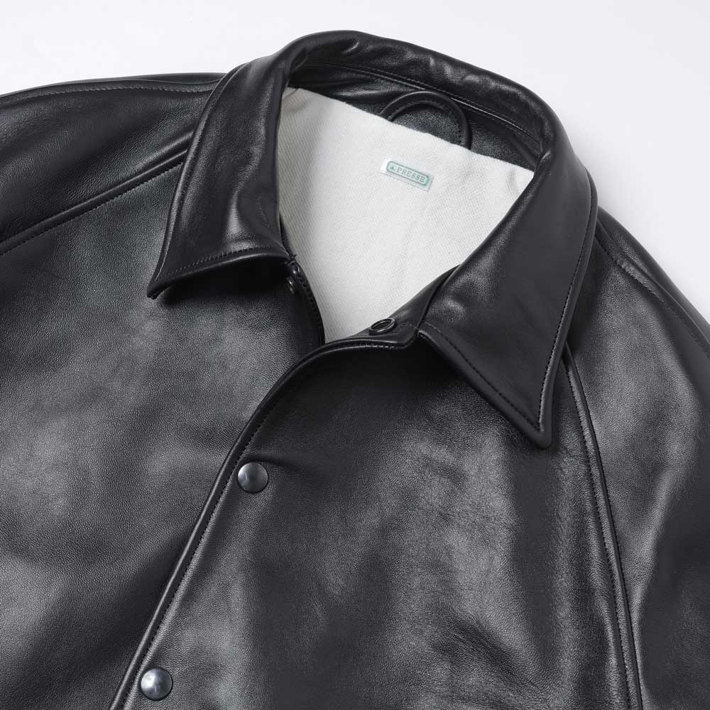 A.PRESSE (ア プレッセ) Leather Coach Jacket 25AAP-01-06 (25AAP-01