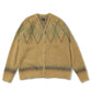 Mohair Cardigan - Argyle