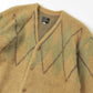 Mohair Cardigan - Argyle