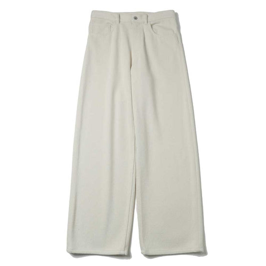 SILK NEP DENIM 5P WIDE PANTS