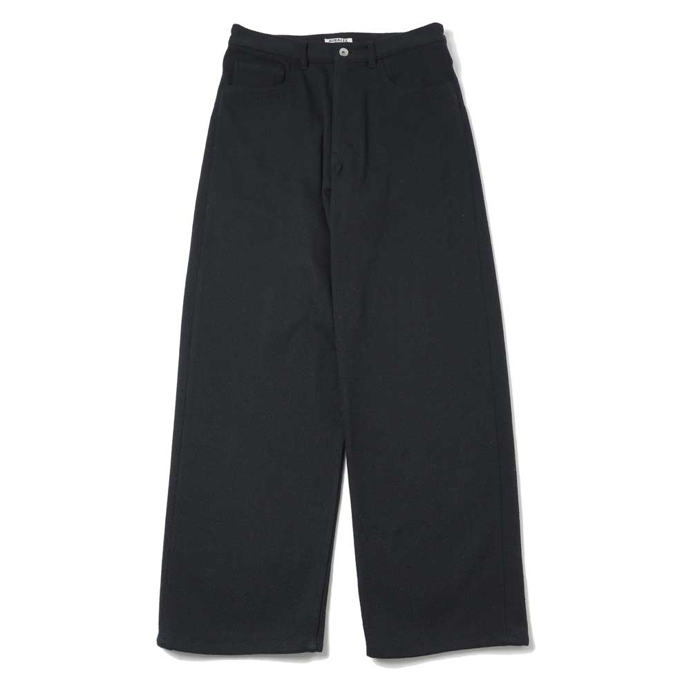 SILK NEP DENIM 5P WIDE PANTS