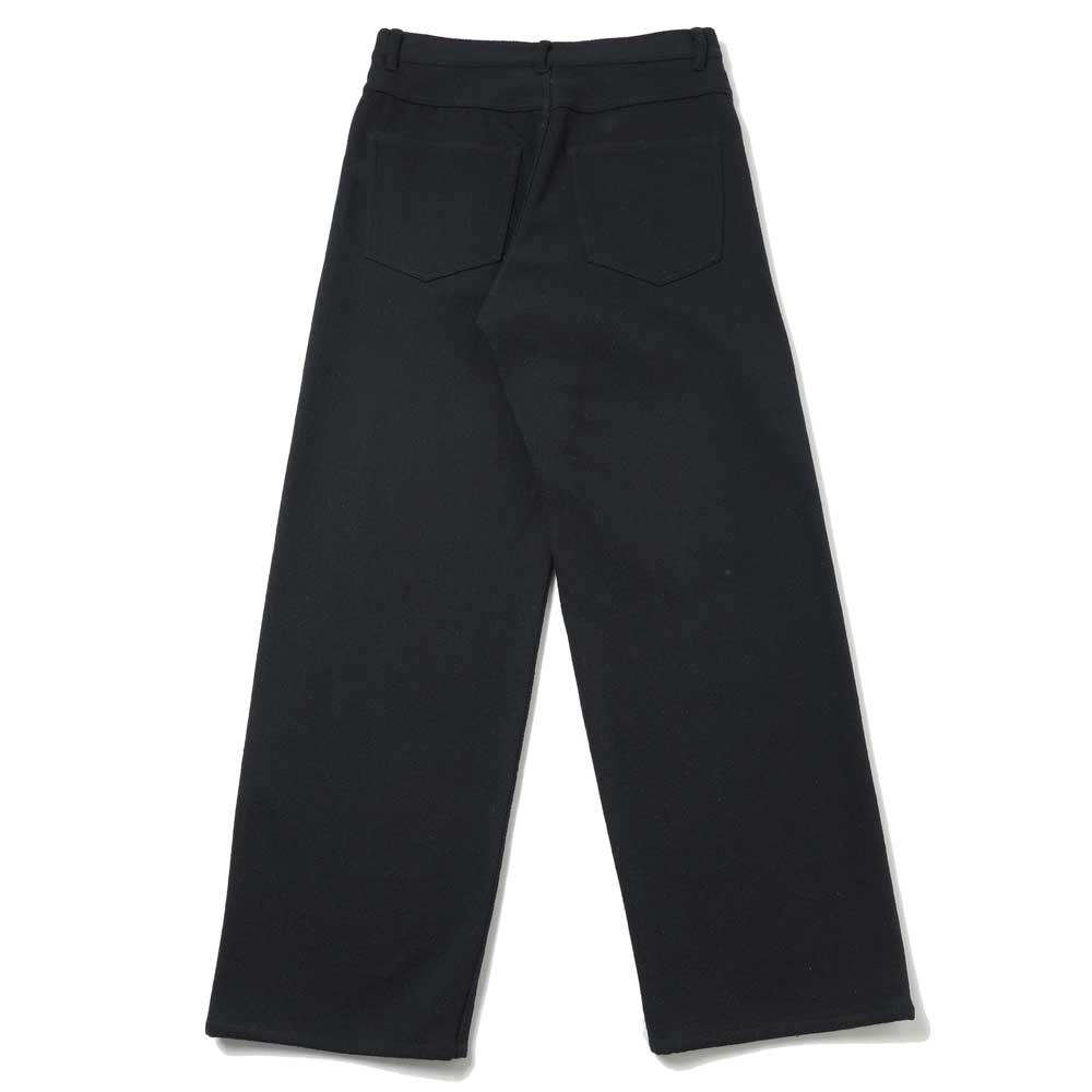 SILK NEP DENIM 5P WIDE PANTS