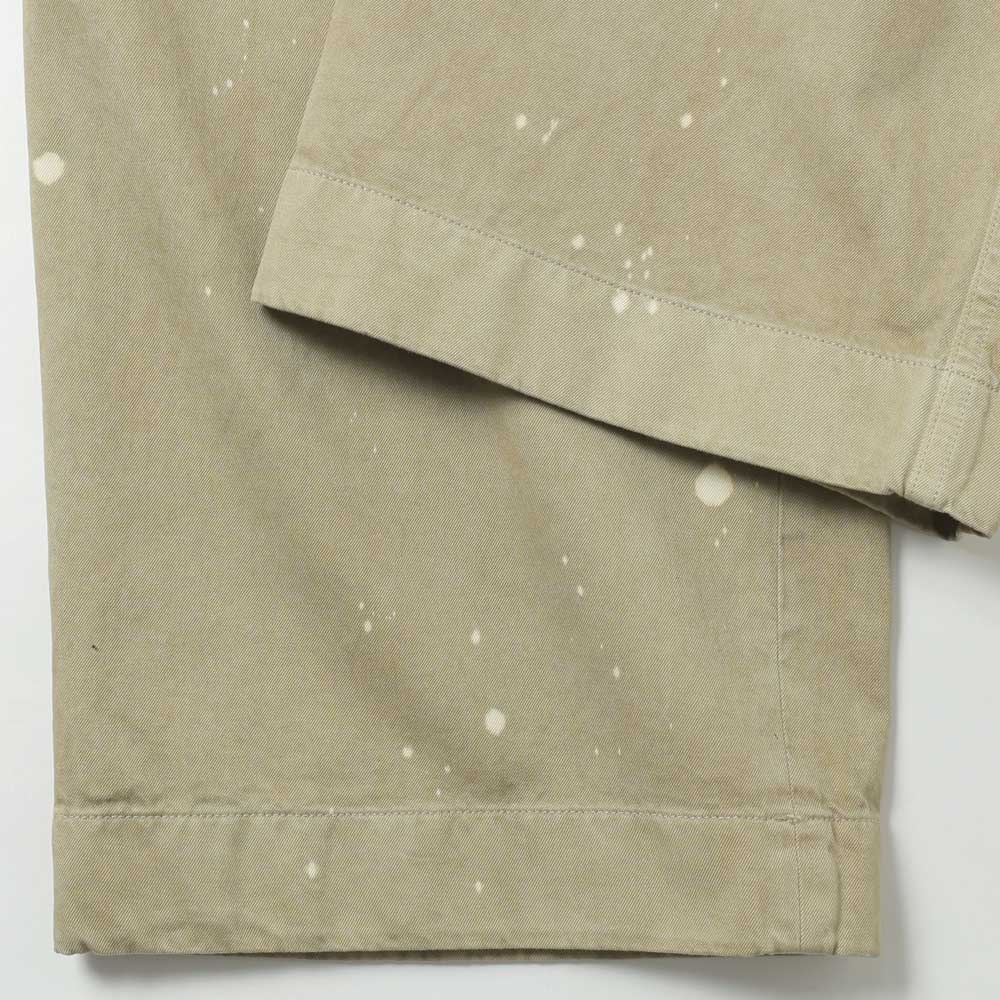 GARMENT-DYED FINX LIGHT CHINO ONE-TUCK WIDE PANTS