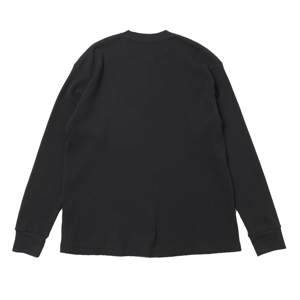COMOLI) コットンワッフル 長袖Tシャツ (D01-05041) | COMOLI