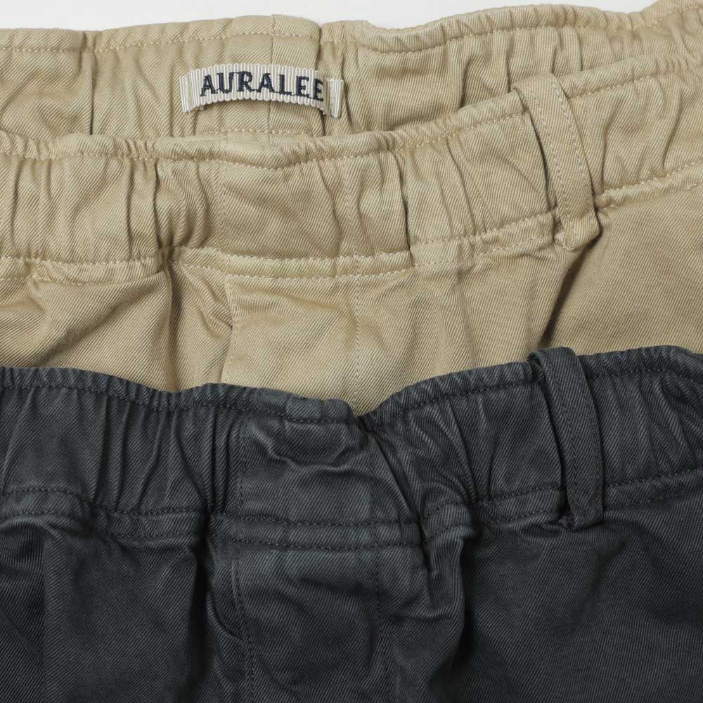 AURALEE(オーラリー) GARMENT-DYED FINX LIGHT CHINO SHORTS A26SP04LF
