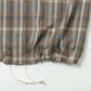 SUPER FINE TROPICAL WOOL CHECK HALF-SLEEVED SHIRT