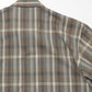 SUPER FINE TROPICAL WOOL CHECK HALF-SLEEVED SHIRT