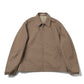 BONDED TROPICAL WOOL ZIP BLOUSON