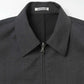 BONDED TROPICAL WOOL ZIP BLOUSON
