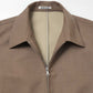 BONDED TROPICAL WOOL ZIP BLOUSON