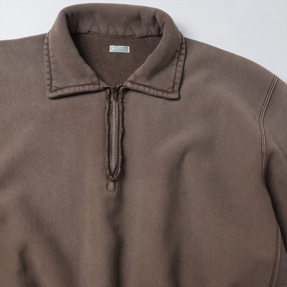 A.PRESSE (ア プレッセ) Vintage Half Zip Sweatshirt 26SAP-05-12